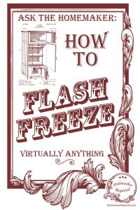 How to Flash Freeze Virtually Anything